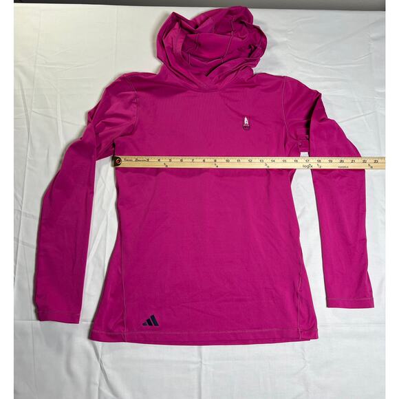 Adidas Women's Hooded Pullover, Magenta, Size Large, Excellent Condition - Picture 4 of 6